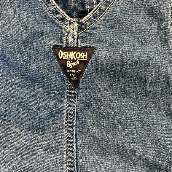 OshKosh B'gosh Classic Blue Overalls for Kids - Picture 3 of 3